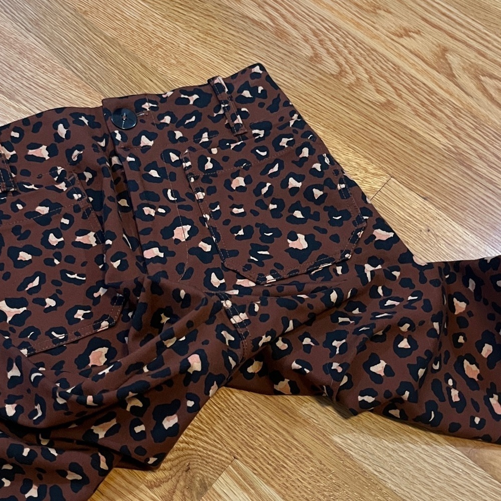Anthropologie Colette Crop Wide Leg Ponte Pants Size 23 NWT - Picture 12 of 14